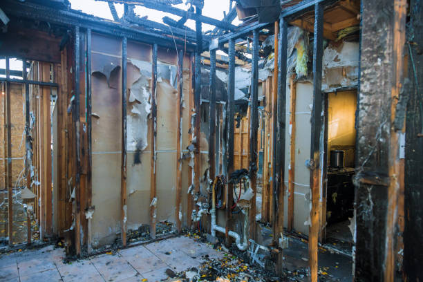 Professional Fire Damage Removal technician working in Tennille, GA